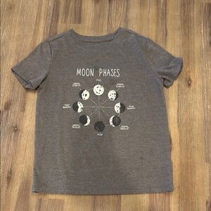 Cat & Jack Charcoal Moon Phases Tee